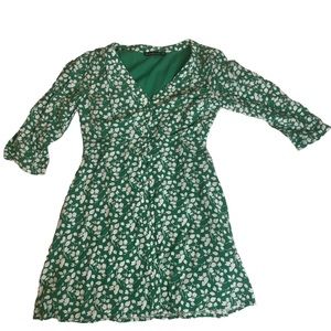 🐸 Abercrombie & Fitch 🐸 Extra Small Petite Green Dress
